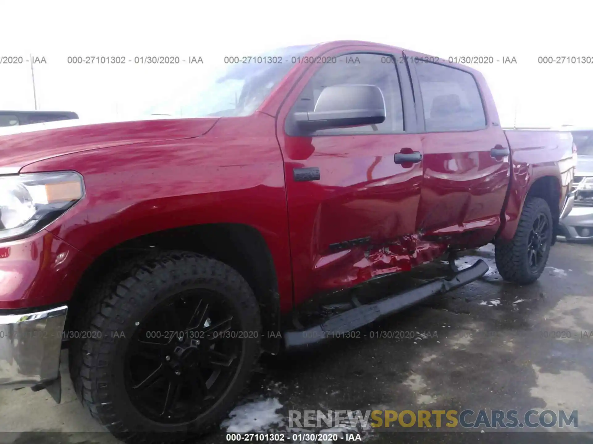 6 Photograph of a damaged car 5TFEY5F16LX257445 TOYOTA TUNDRA 2020