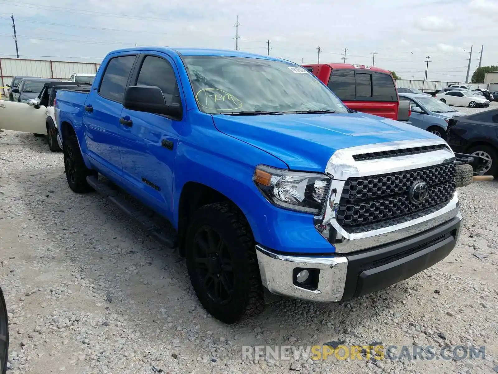 1 Photograph of a damaged car 5TFEY5F16LX258613 TOYOTA TUNDRA 2020