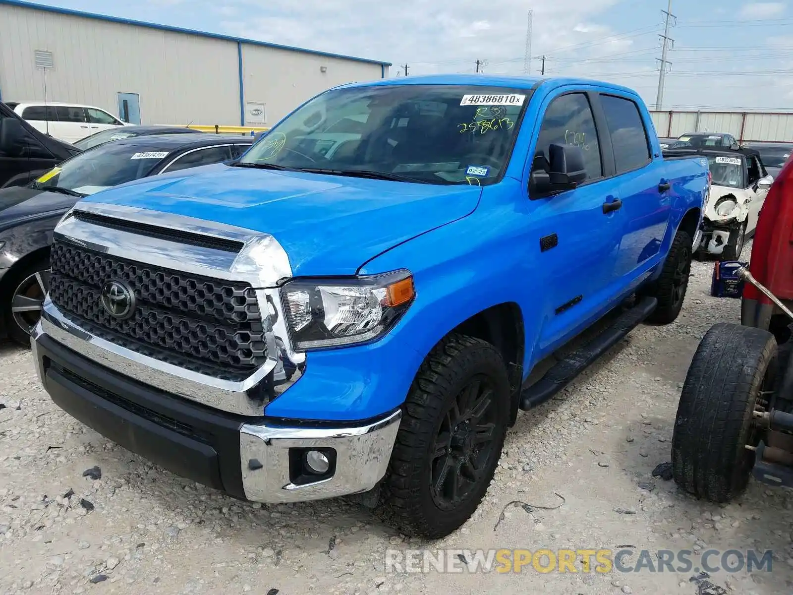 2 Photograph of a damaged car 5TFEY5F16LX258613 TOYOTA TUNDRA 2020