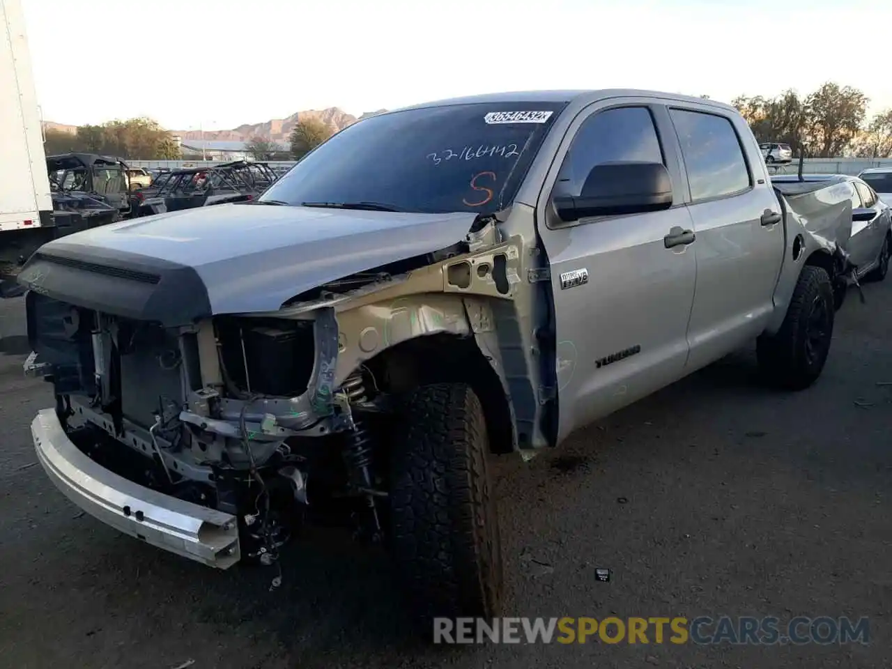 2 Photograph of a damaged car 5TFEY5F16LX259003 TOYOTA TUNDRA 2020