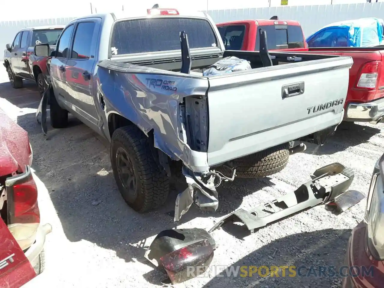 3 Photograph of a damaged car 5TFEY5F16LX259003 TOYOTA TUNDRA 2020