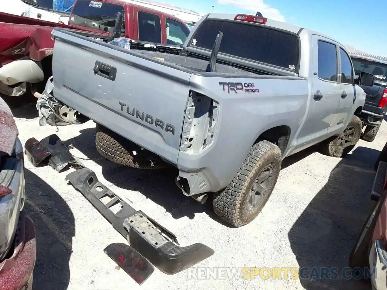 4 Photograph of a damaged car 5TFEY5F16LX259003 TOYOTA TUNDRA 2020