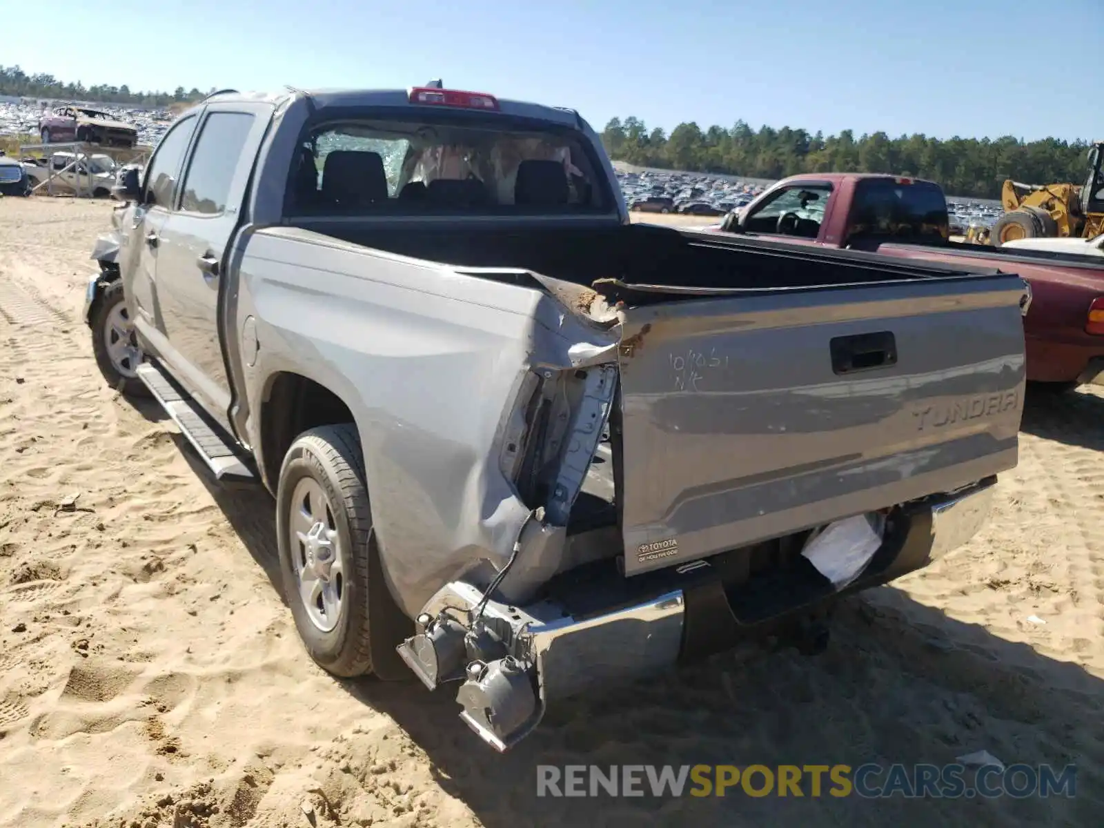 3 Photograph of a damaged car 5TFEY5F16LX260281 TOYOTA TUNDRA 2020