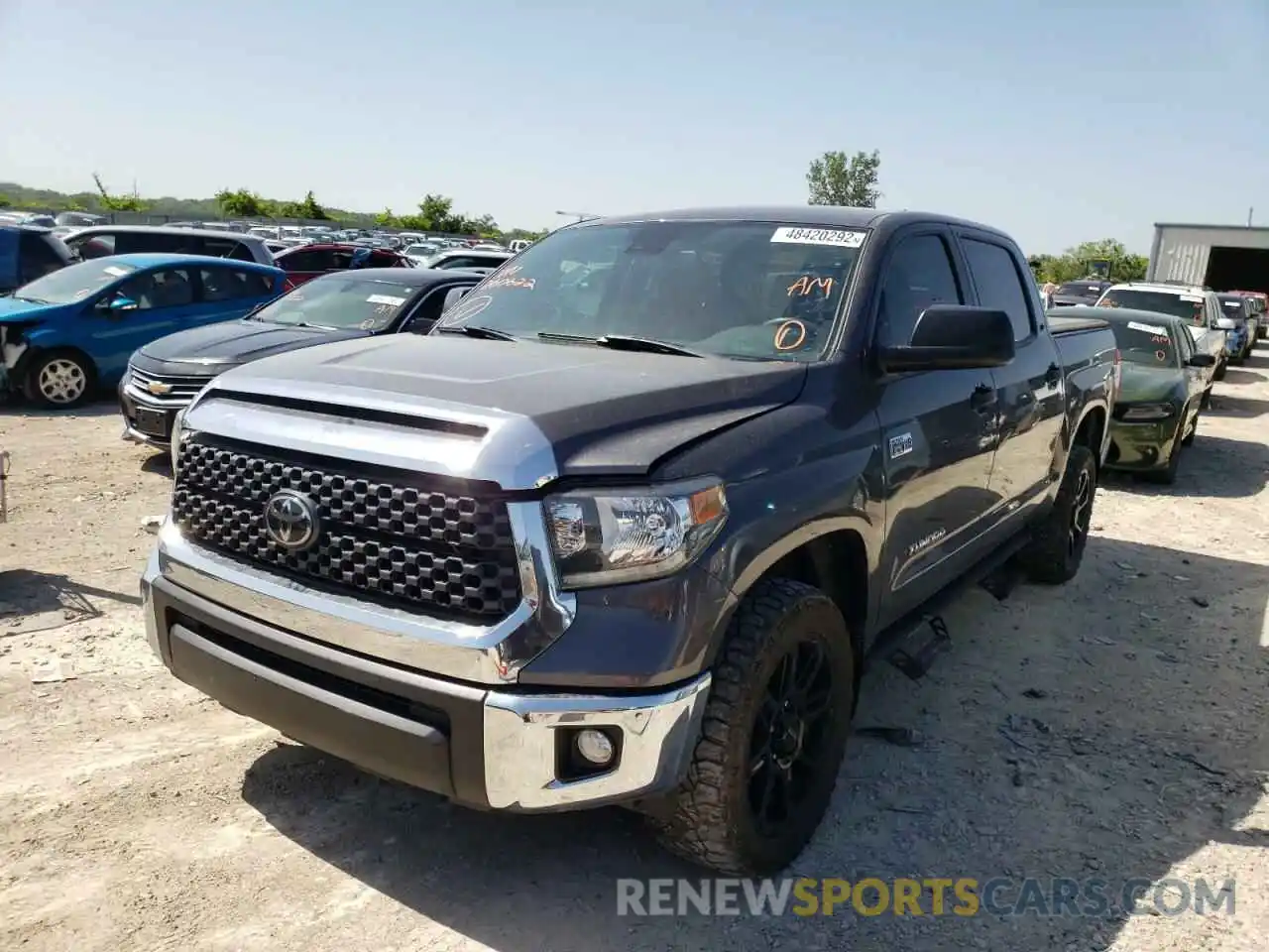 2 Photograph of a damaged car 5TFEY5F16LX260622 TOYOTA TUNDRA 2020