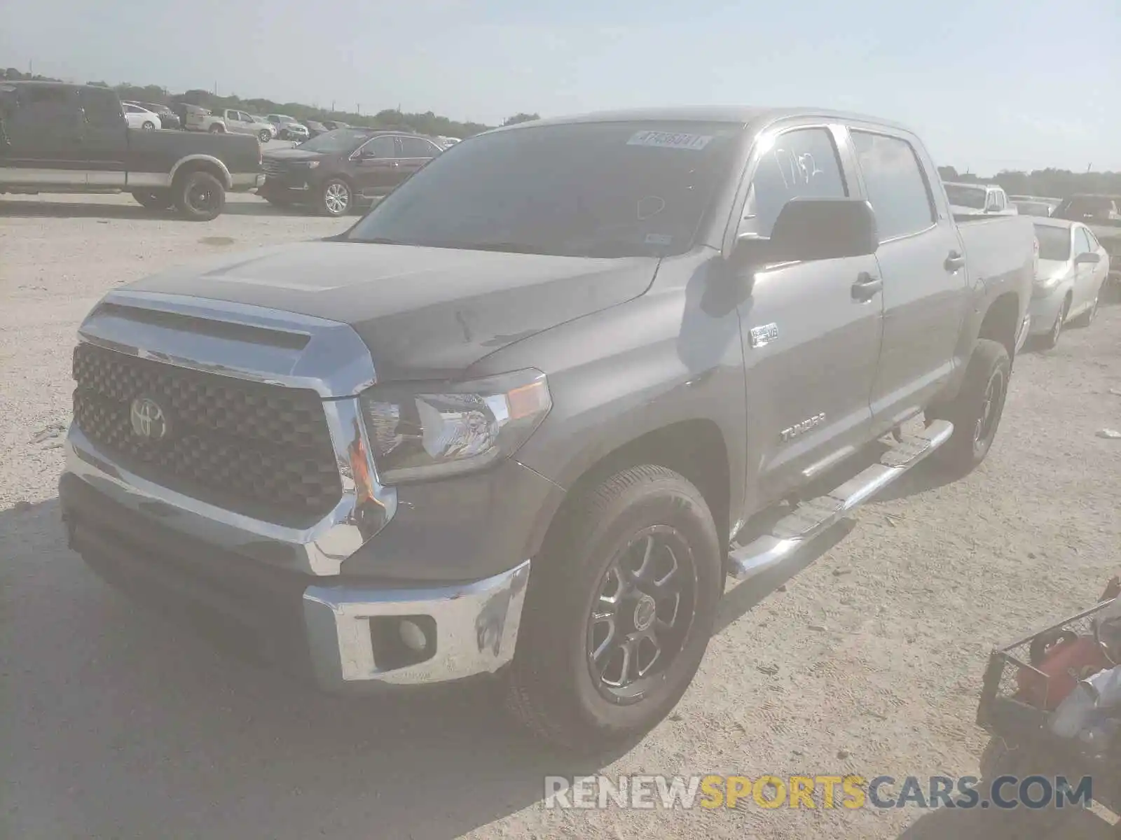 2 Photograph of a damaged car 5TFEY5F19LX265071 TOYOTA TUNDRA 2020