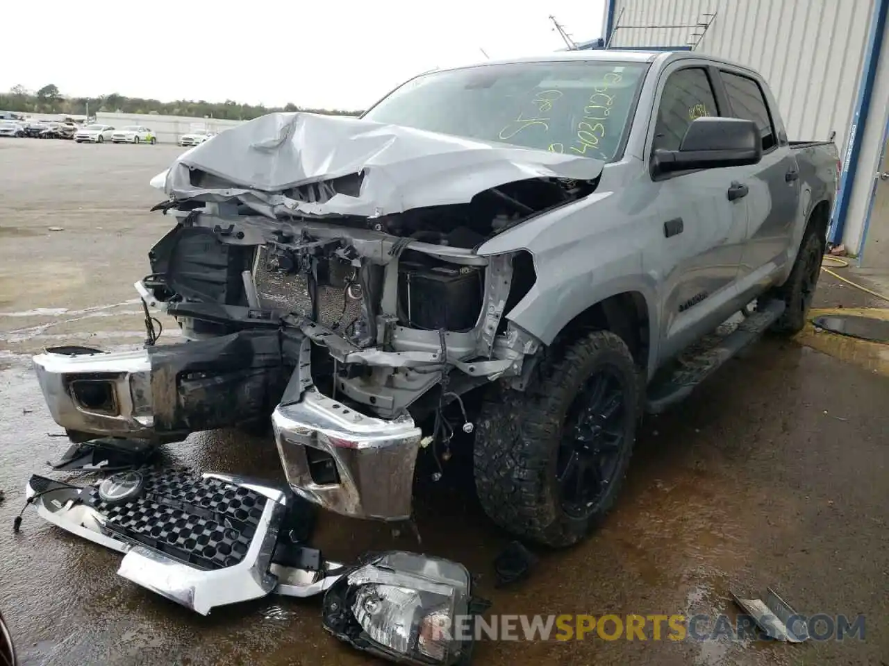 2 Photograph of a damaged car 5TFEY5F1XLX256279 TOYOTA TUNDRA 2020