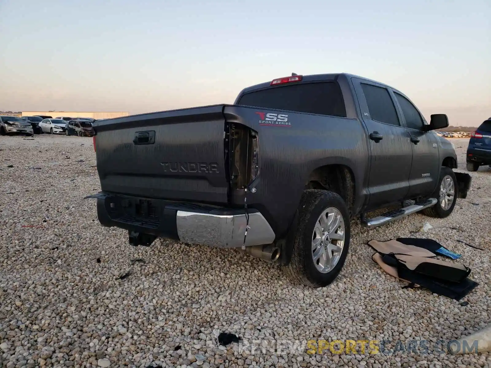 4 Photograph of a damaged car 5TFEY5F1XLX257500 TOYOTA TUNDRA 2020