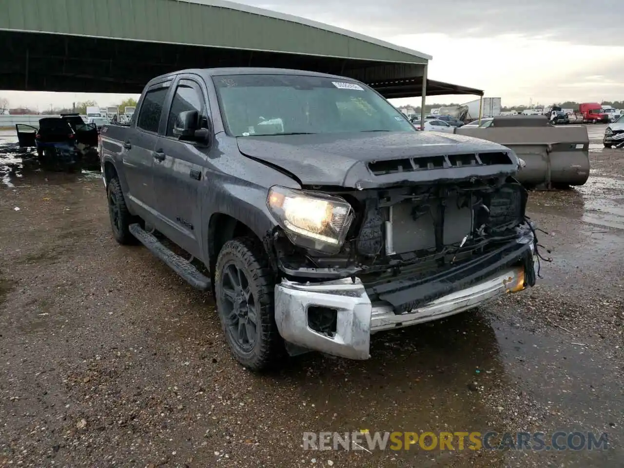 1 Photograph of a damaged car 5TFEY5F1XLX260459 TOYOTA TUNDRA 2020