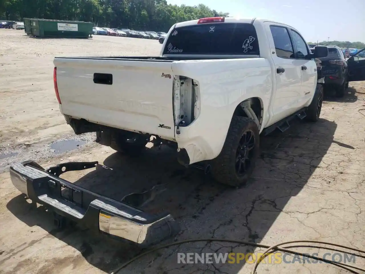 4 Photograph of a damaged car 5TFEY5F1XLX261529 TOYOTA TUNDRA 2020