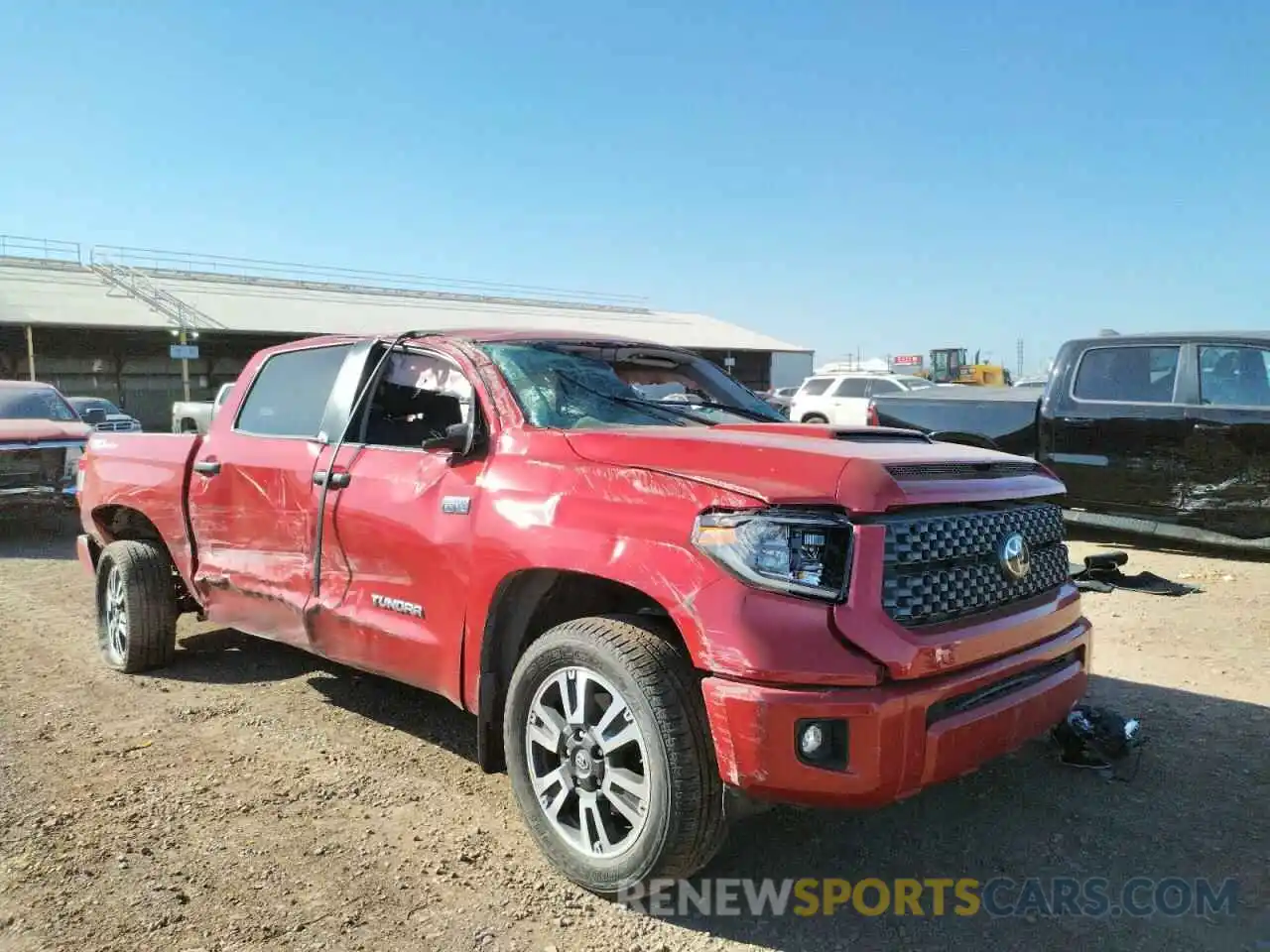 9 Photograph of a damaged car 5TFEY5F1XLX270540 TOYOTA TUNDRA 2020