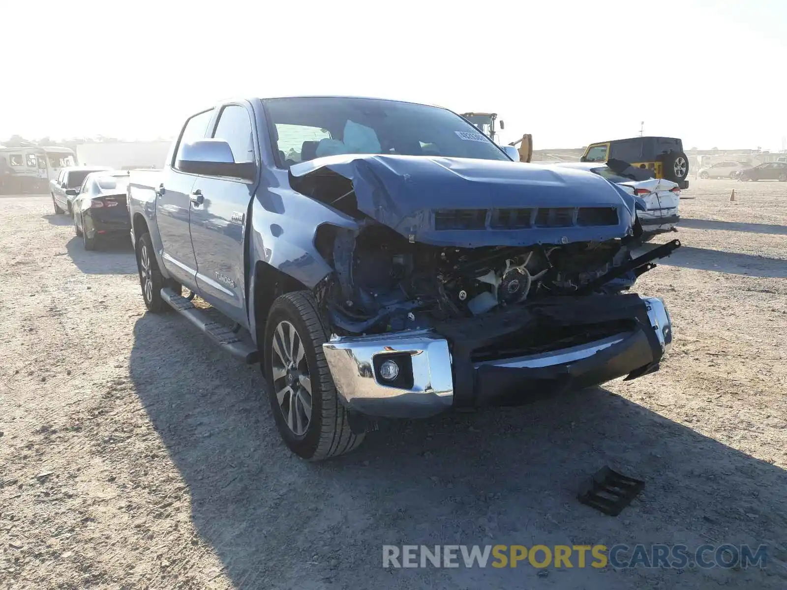 1 Photograph of a damaged car 5TFFY5F10LX261544 TOYOTA TUNDRA 2020