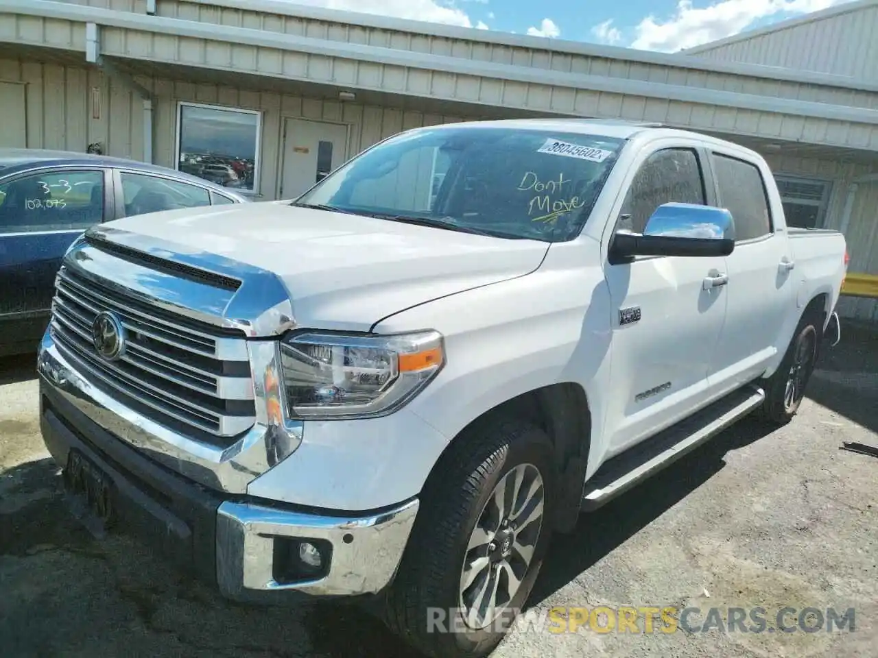 2 Photograph of a damaged car 5TFFY5F11LX265070 TOYOTA TUNDRA 2020