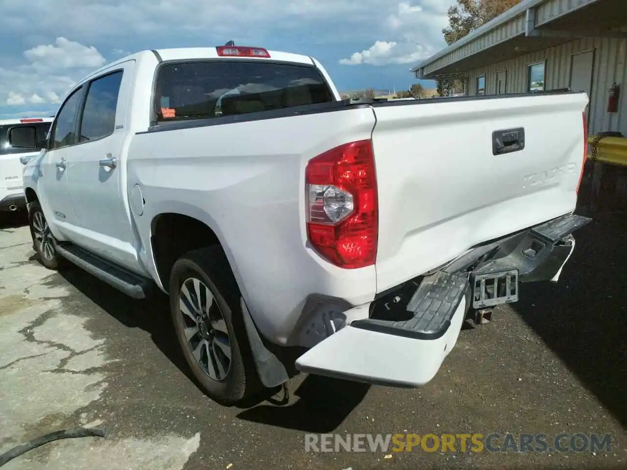 3 Photograph of a damaged car 5TFFY5F11LX265070 TOYOTA TUNDRA 2020