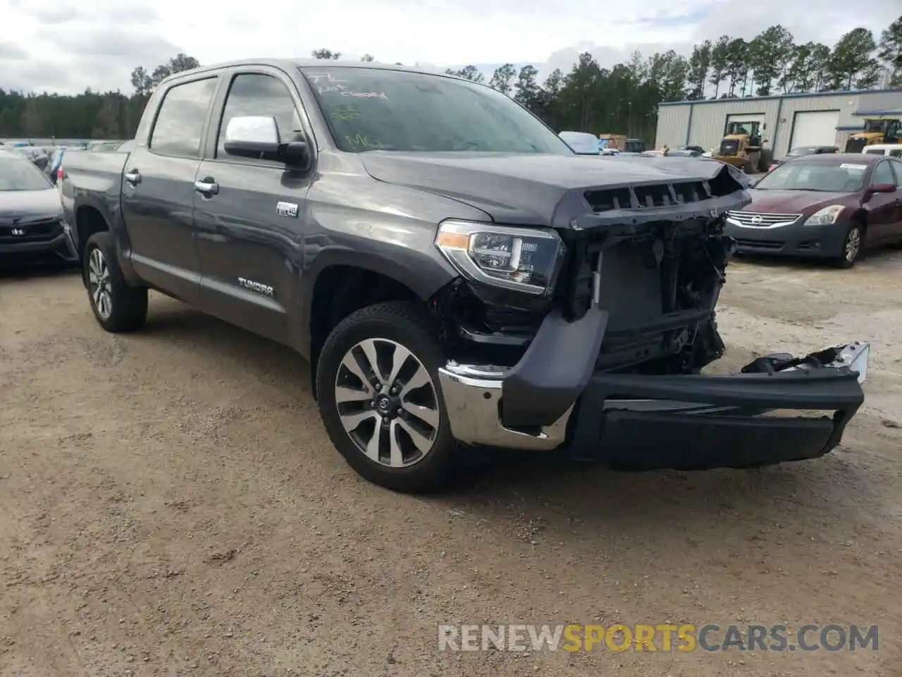 1 Photograph of a damaged car 5TFFY5F12LX259066 TOYOTA TUNDRA 2020