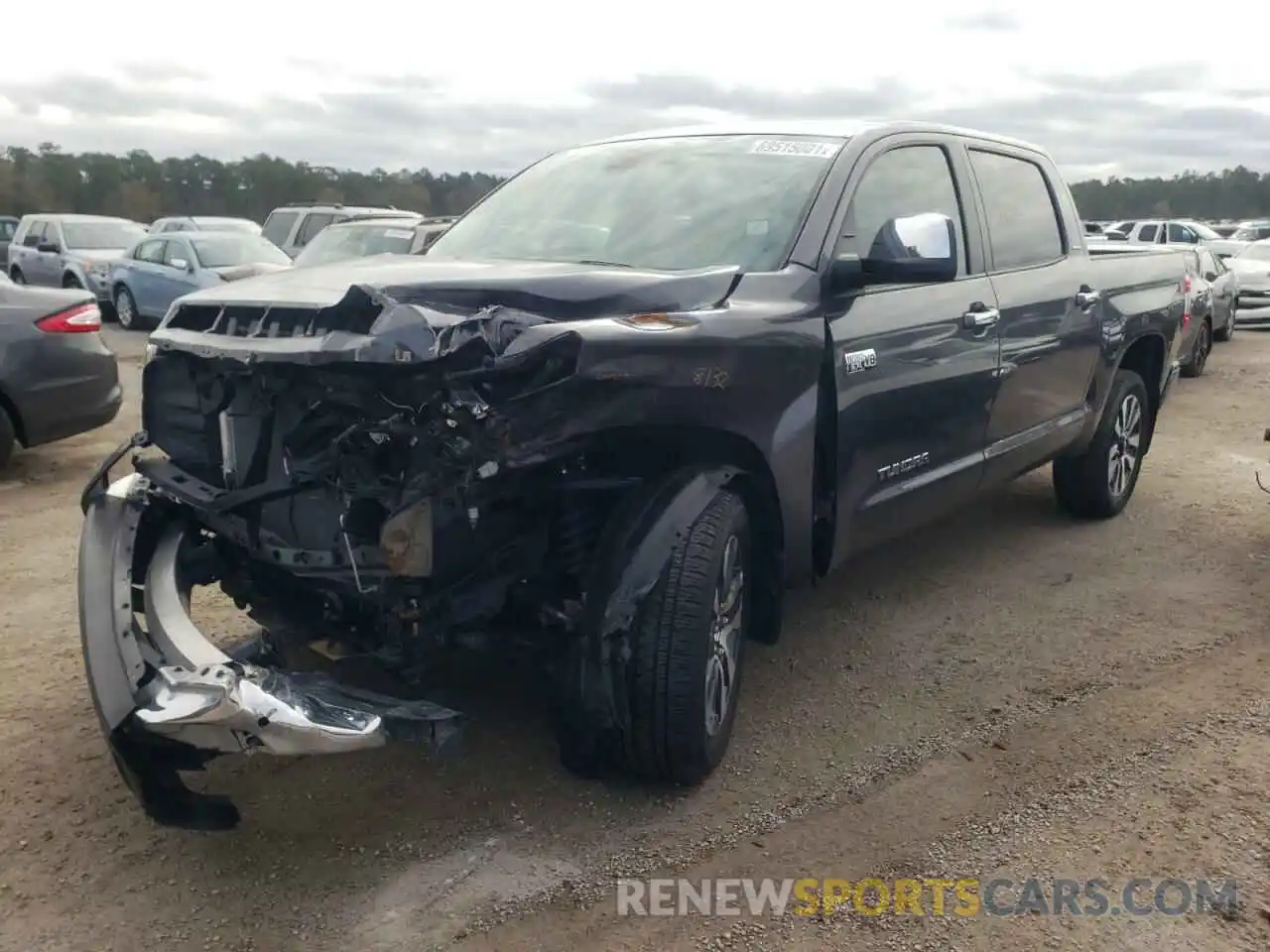 2 Photograph of a damaged car 5TFFY5F12LX259066 TOYOTA TUNDRA 2020