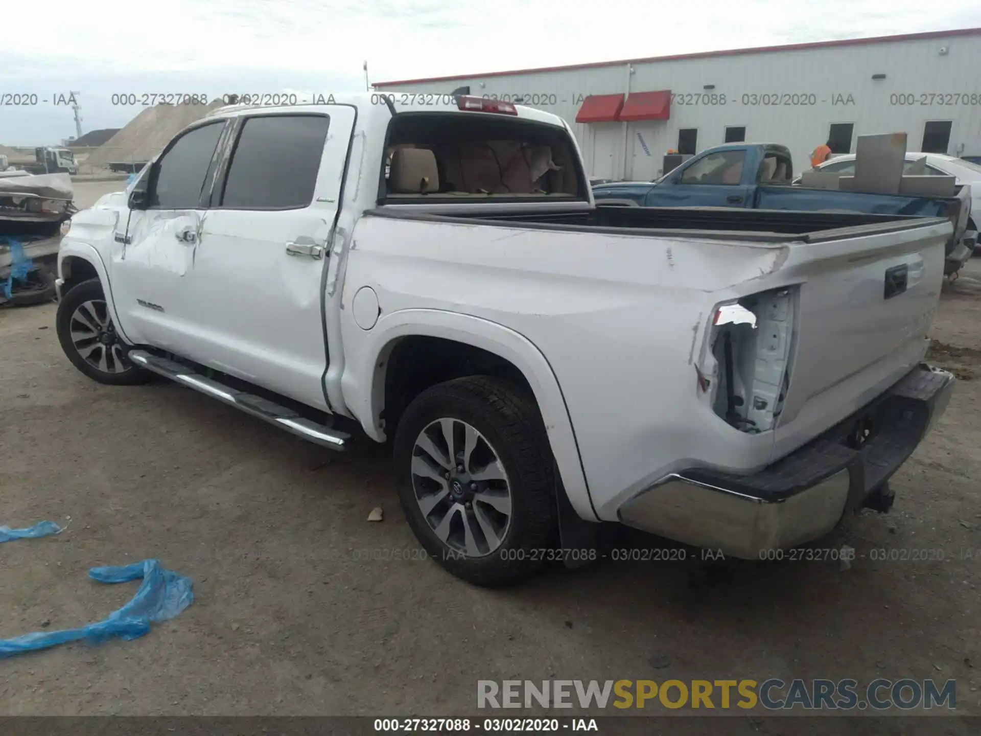 3 Photograph of a damaged car 5TFFY5F14LX261482 TOYOTA TUNDRA 2020