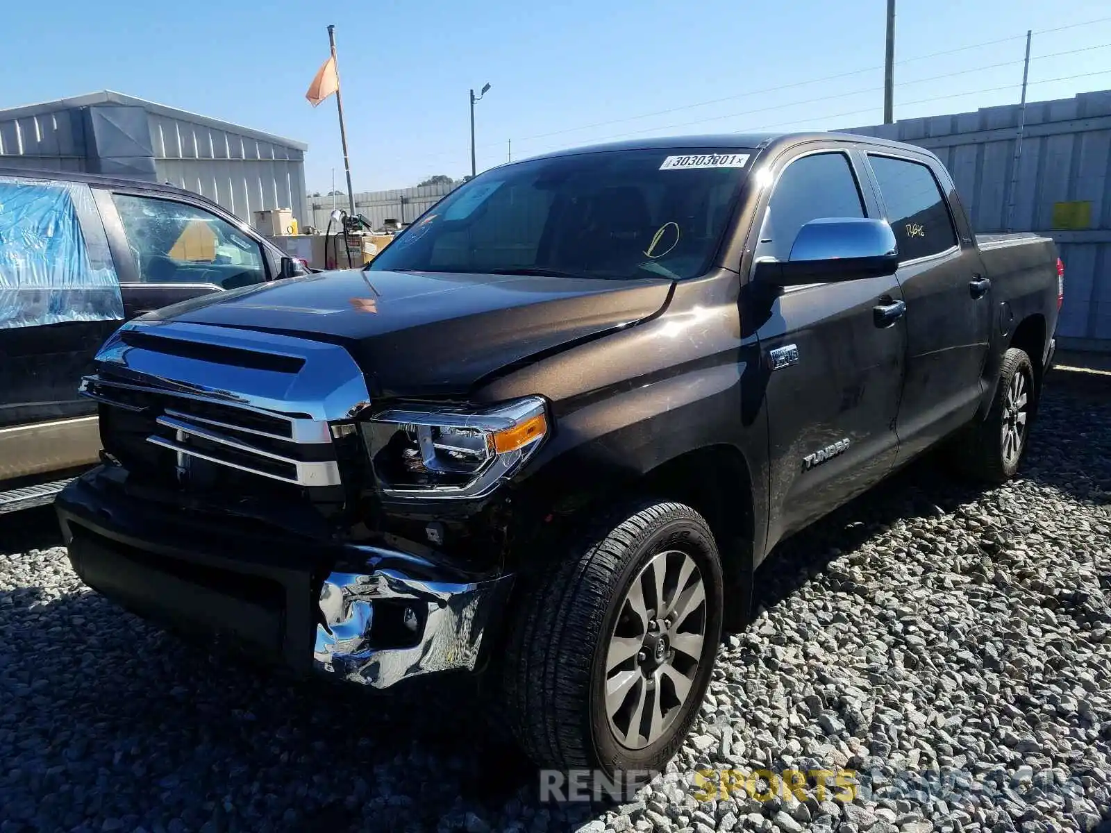 2 Photograph of a damaged car 5TFFY5F15LX260955 TOYOTA TUNDRA 2020