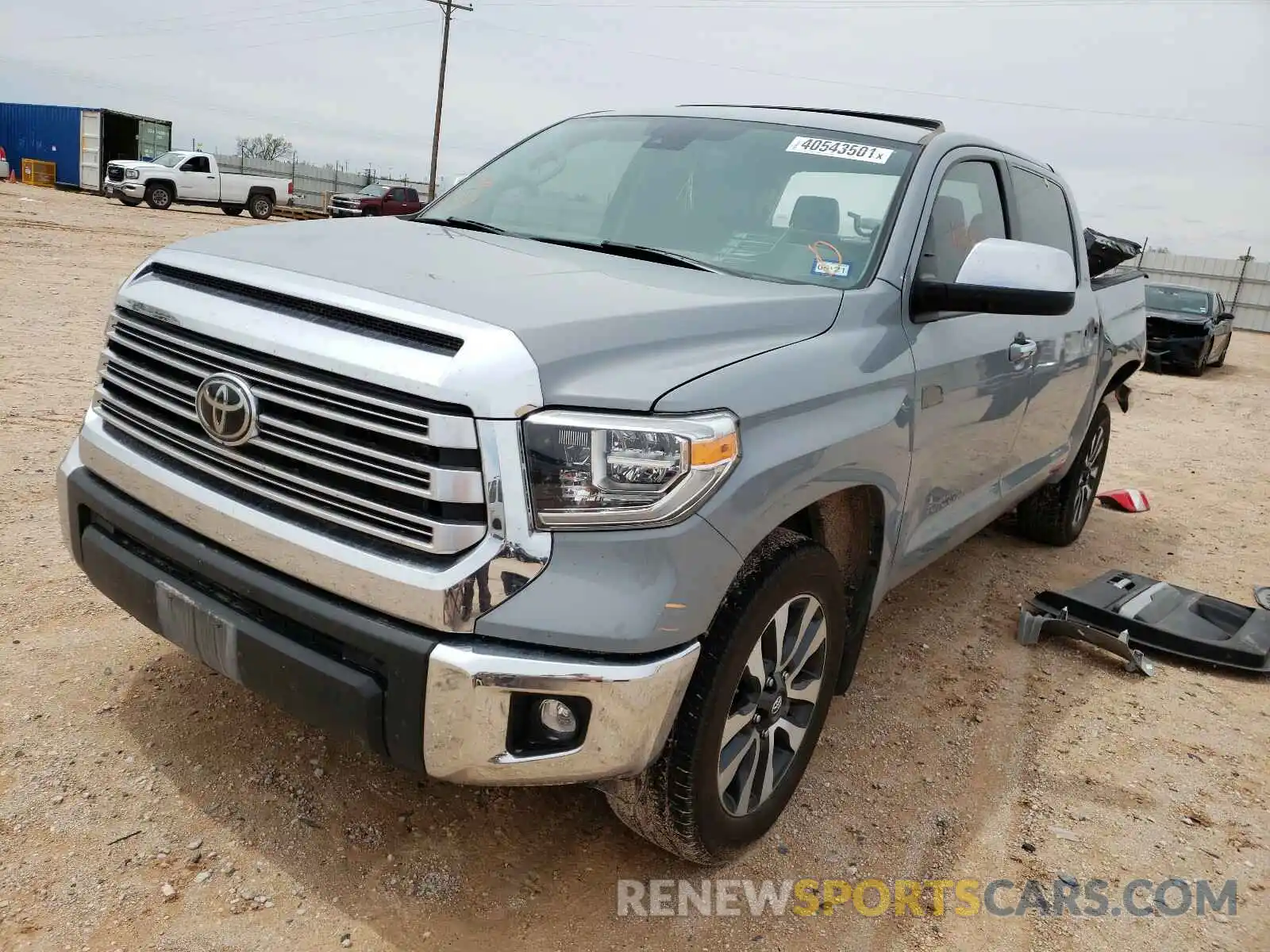 2 Photograph of a damaged car 5TFFY5F15LX264293 TOYOTA TUNDRA 2020