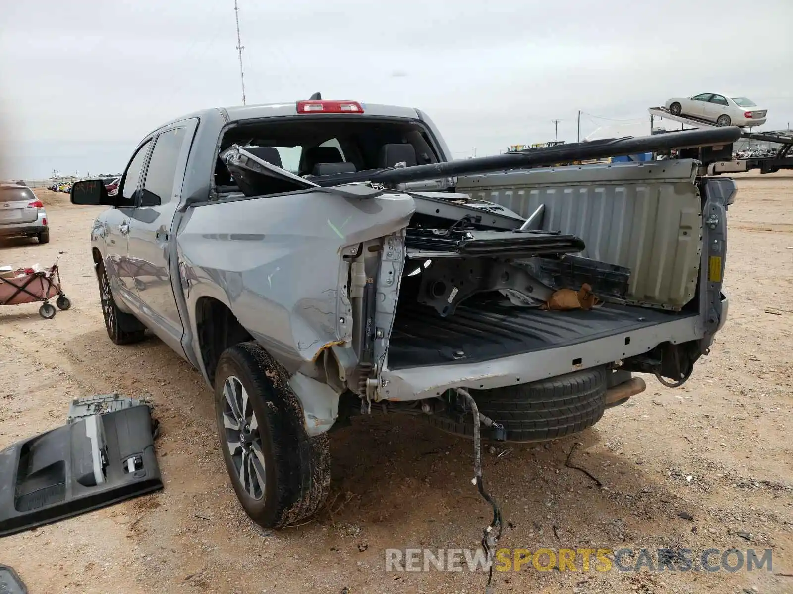 3 Photograph of a damaged car 5TFFY5F15LX264293 TOYOTA TUNDRA 2020