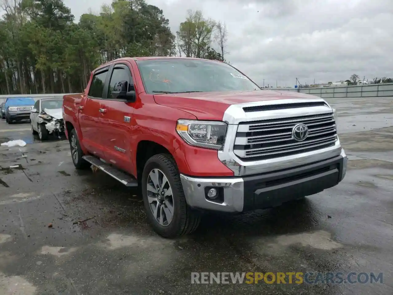 1 Photograph of a damaged car 5TFFY5F17LX269852 TOYOTA TUNDRA 2020