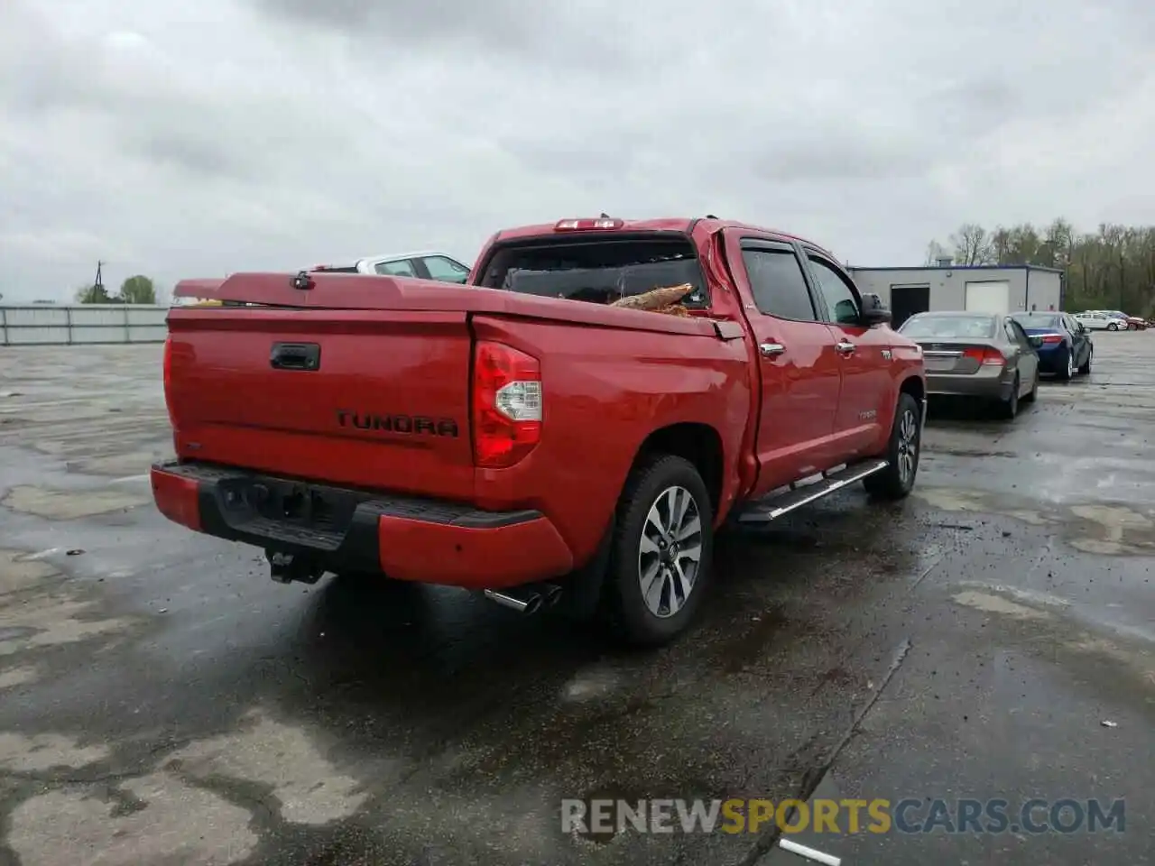 4 Photograph of a damaged car 5TFFY5F17LX269852 TOYOTA TUNDRA 2020