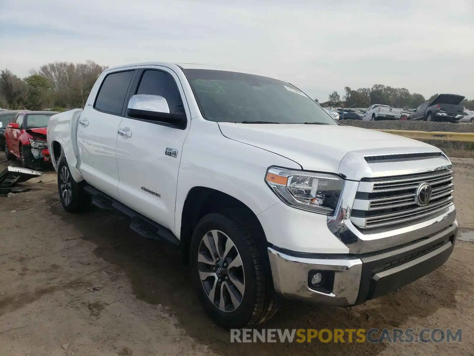 1 Photograph of a damaged car 5TFFY5F18LX264448 TOYOTA TUNDRA 2020