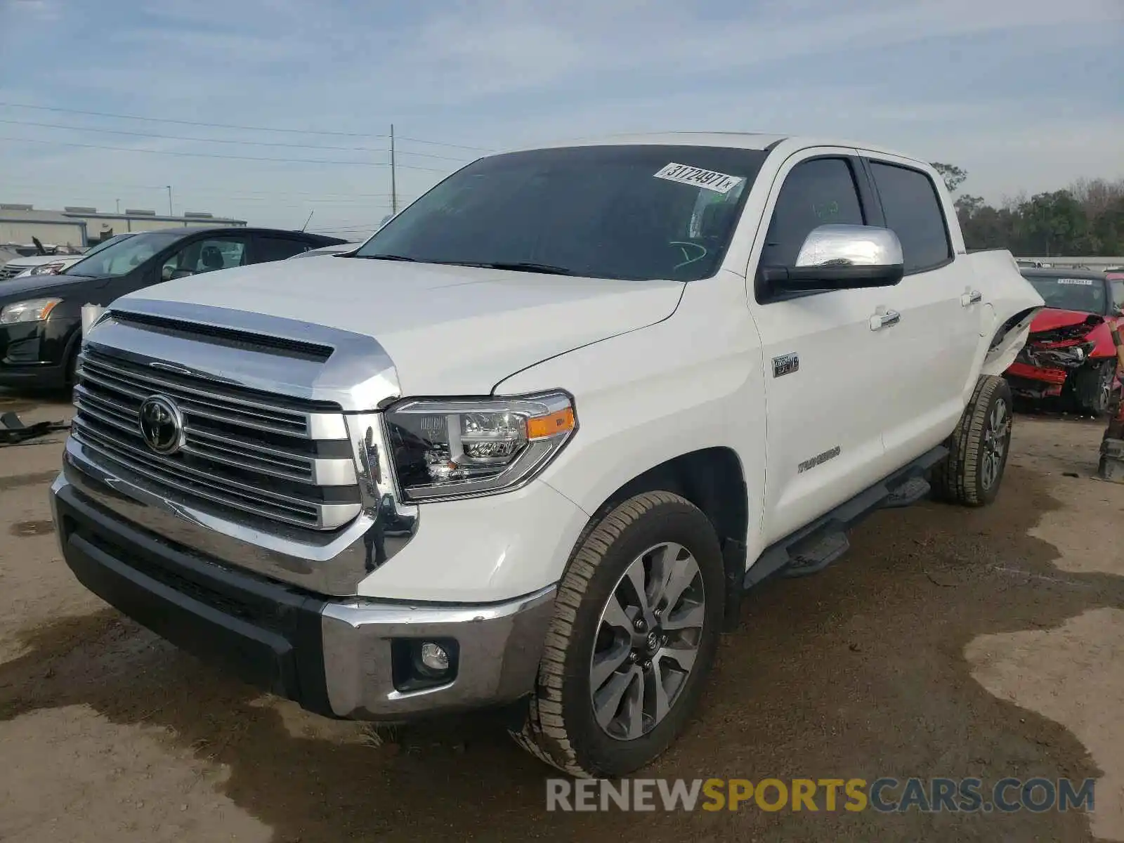 2 Photograph of a damaged car 5TFFY5F18LX264448 TOYOTA TUNDRA 2020