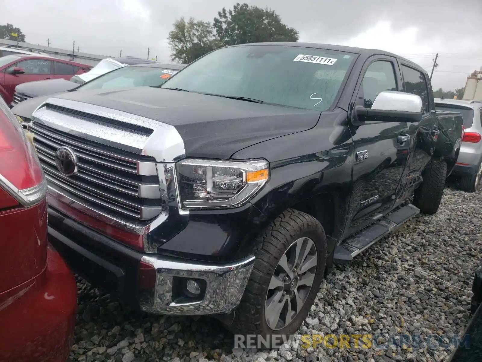 2 Photograph of a damaged car 5TFFY5F1XLX263303 TOYOTA TUNDRA 2020