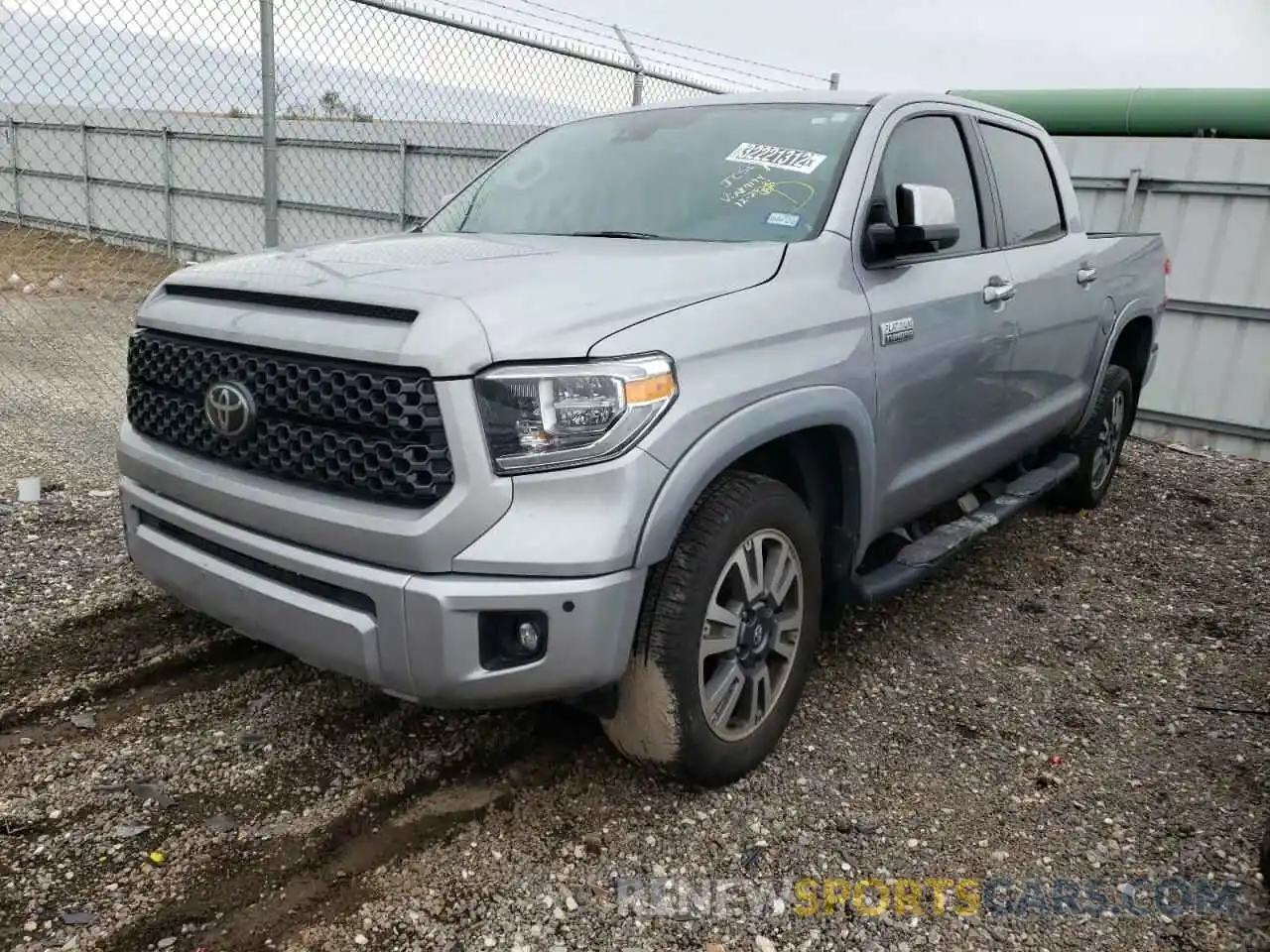 2 Photograph of a damaged car 5TFGY5F11LX267194 TOYOTA TUNDRA 2020