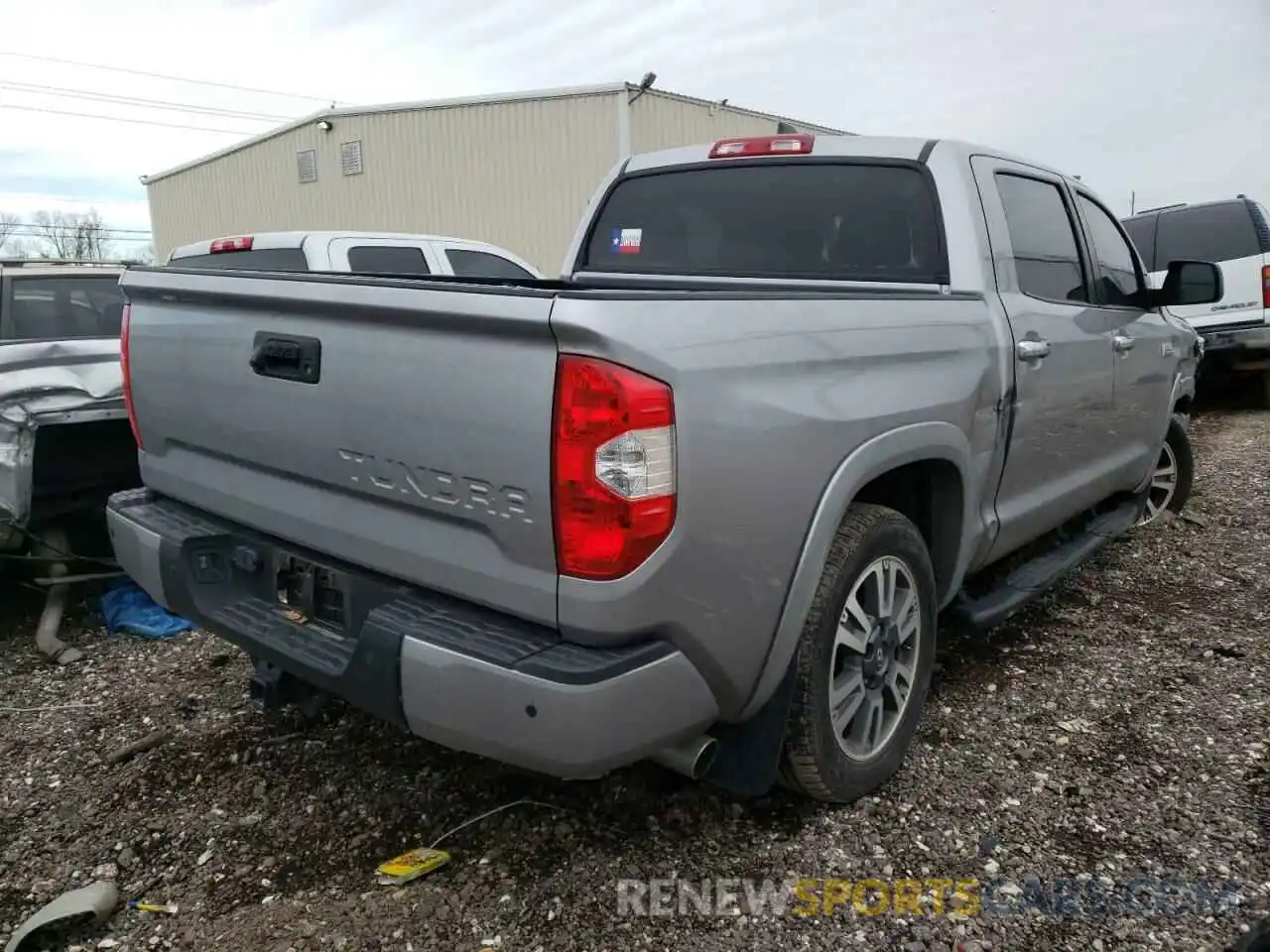 4 Photograph of a damaged car 5TFGY5F11LX267194 TOYOTA TUNDRA 2020