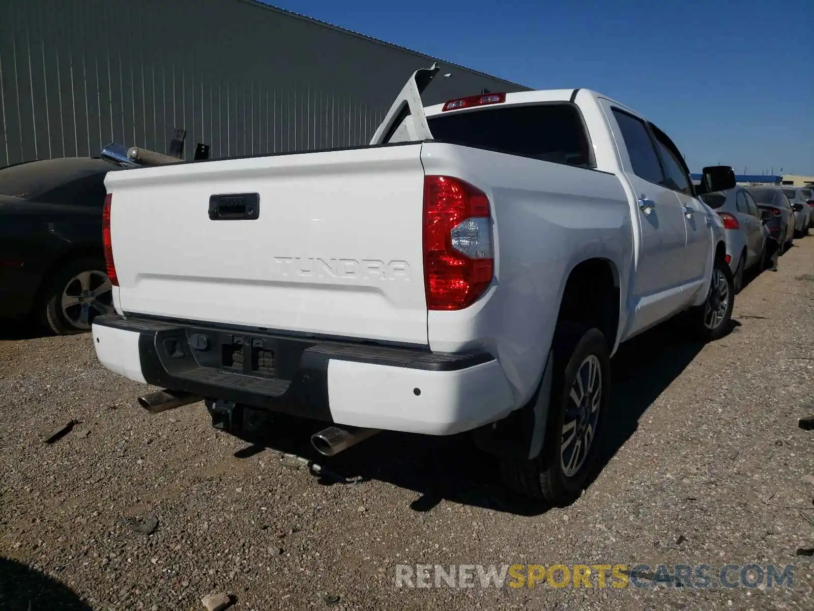 4 Photograph of a damaged car 5TFGY5F15LX257400 TOYOTA TUNDRA 2020