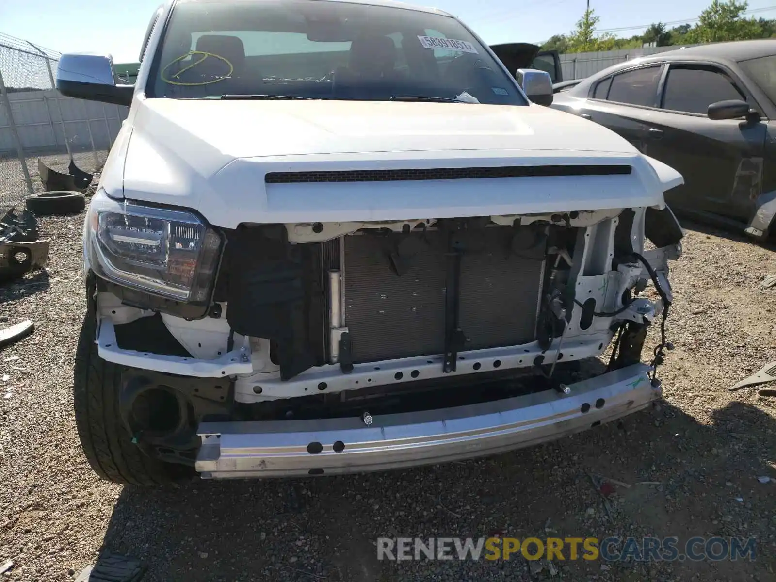 9 Photograph of a damaged car 5TFGY5F15LX257400 TOYOTA TUNDRA 2020