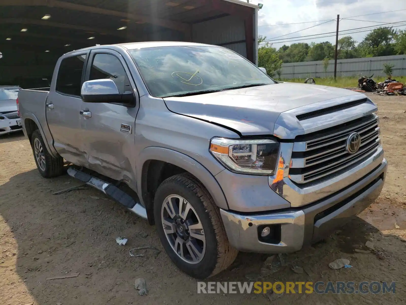 1 Photograph of a damaged car 5TFGY5F15LX259096 TOYOTA TUNDRA 2020