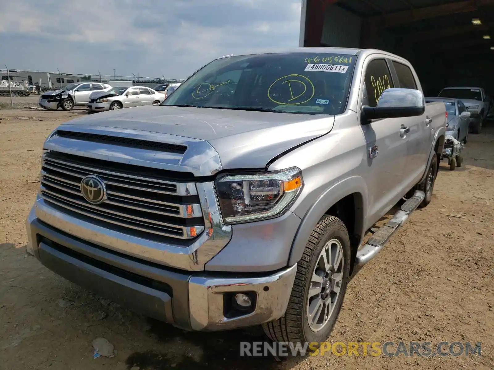 2 Photograph of a damaged car 5TFGY5F15LX259096 TOYOTA TUNDRA 2020