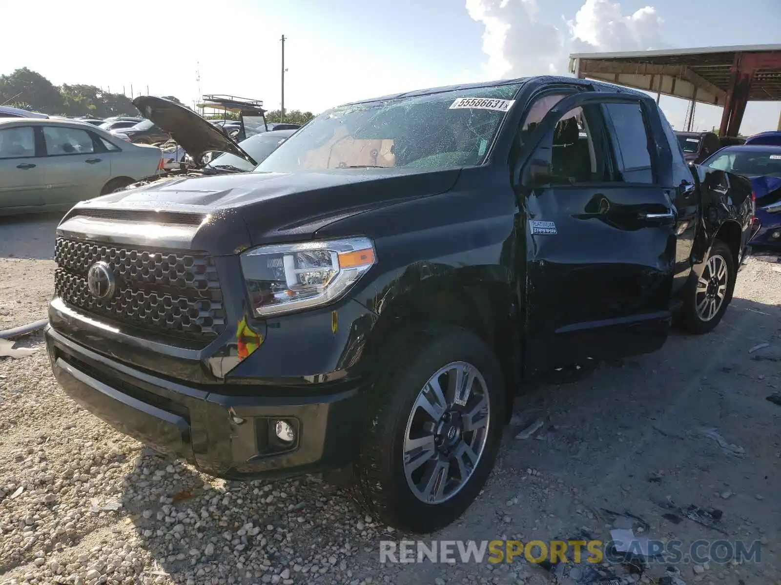 2 Photograph of a damaged car 5TFGY5F15LX263181 TOYOTA TUNDRA 2020