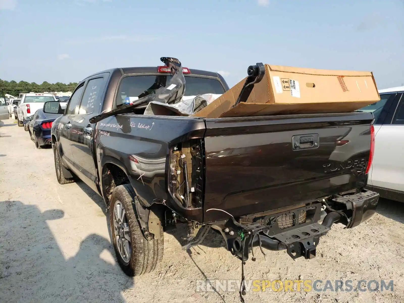 3 Photograph of a damaged car 5TFGY5F17LX261335 TOYOTA TUNDRA 2020