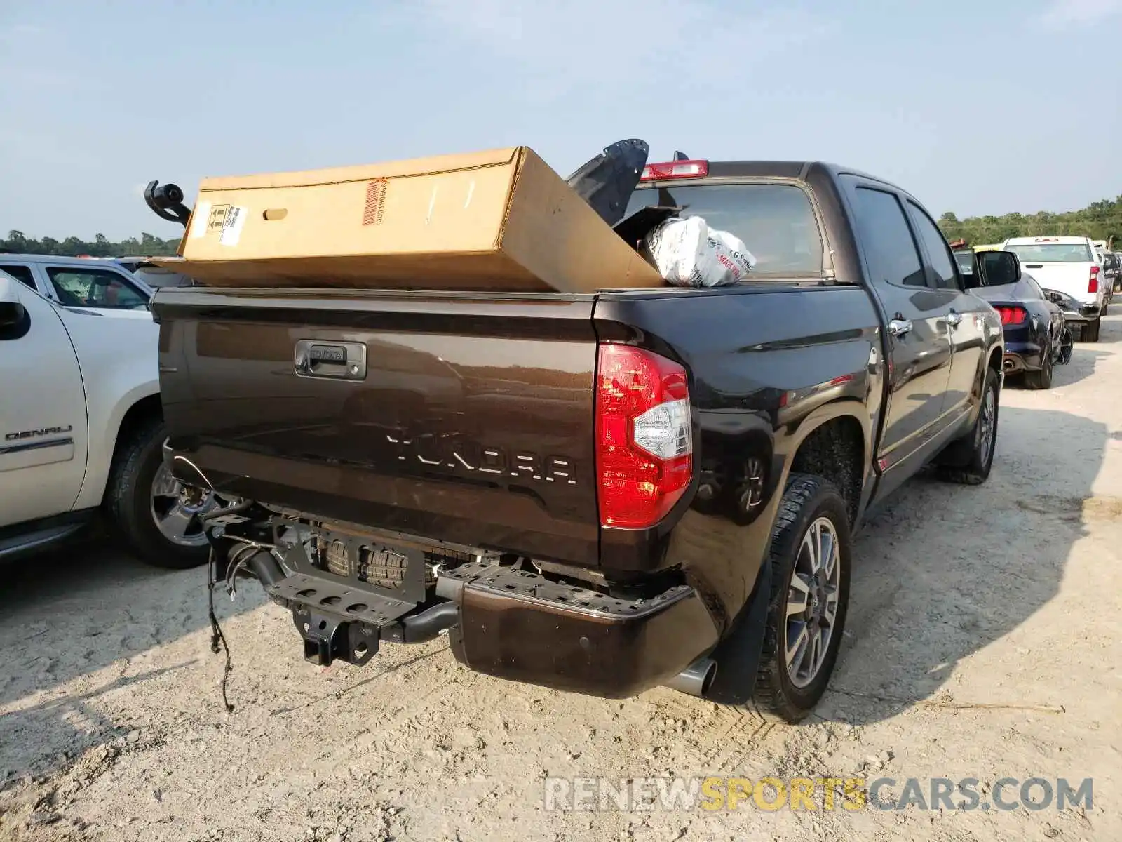 4 Photograph of a damaged car 5TFGY5F17LX261335 TOYOTA TUNDRA 2020