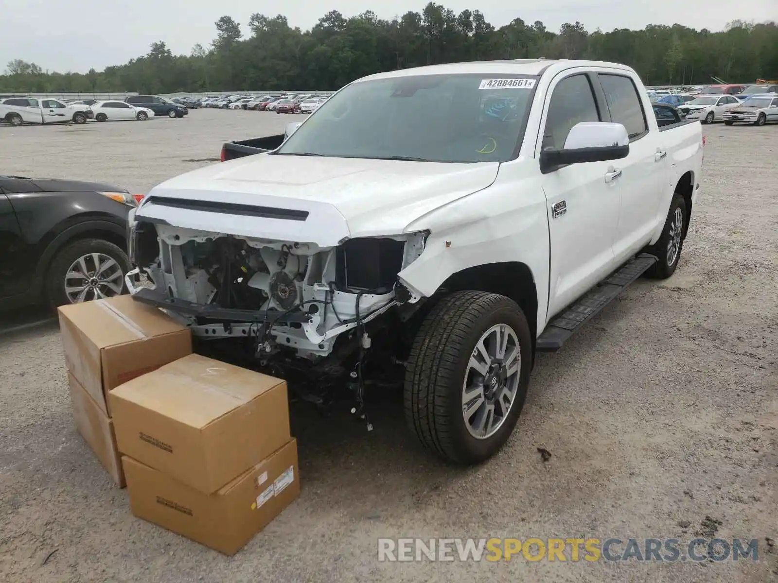 2 Photograph of a damaged car 5TFGY5F17LX265983 TOYOTA TUNDRA 2020