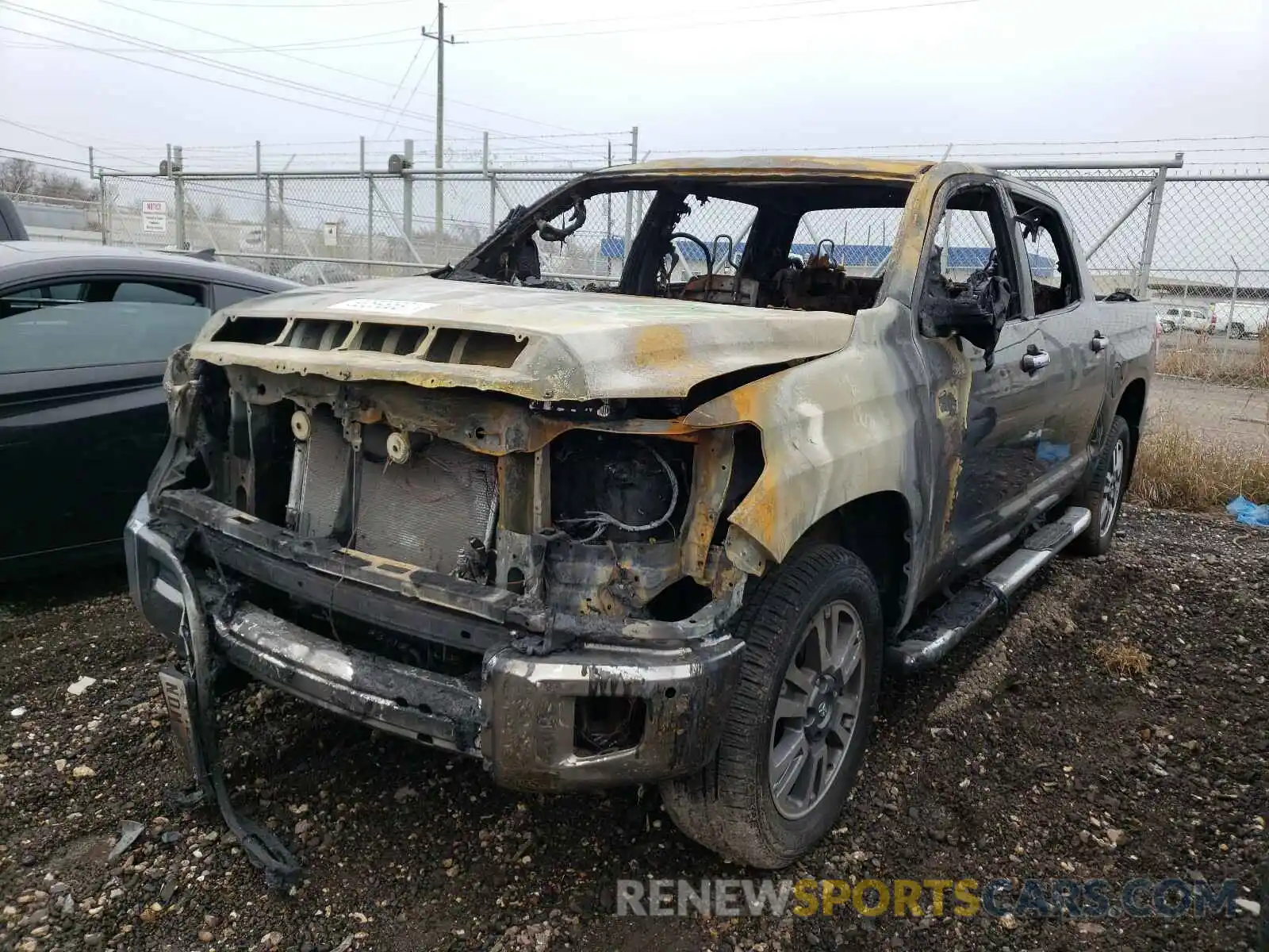 2 Photograph of a damaged car 5TFGY5F17LX267829 TOYOTA TUNDRA 2020