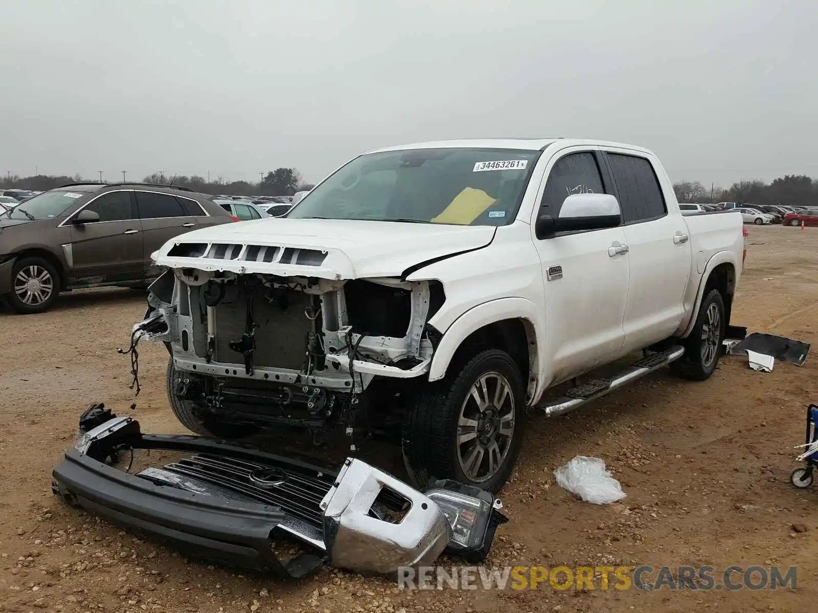 2 Photograph of a damaged car 5TFGY5F19LX268609 TOYOTA TUNDRA 2020