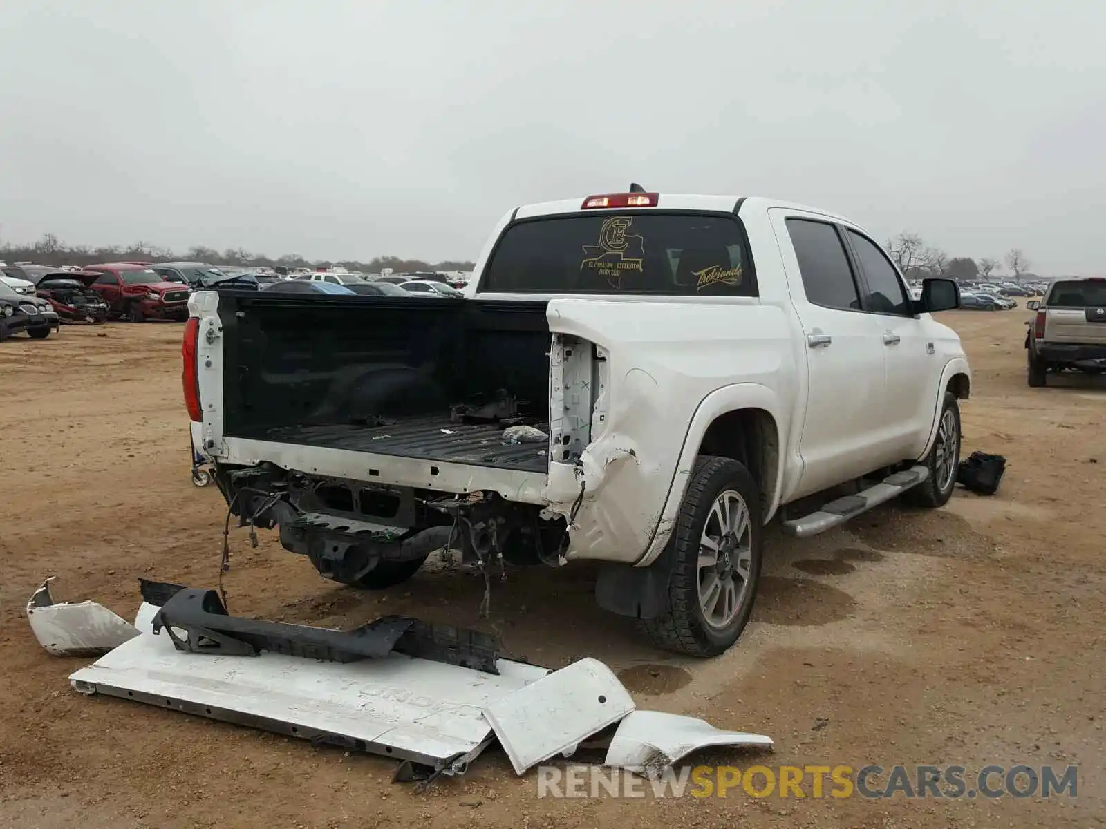 4 Photograph of a damaged car 5TFGY5F19LX268609 TOYOTA TUNDRA 2020