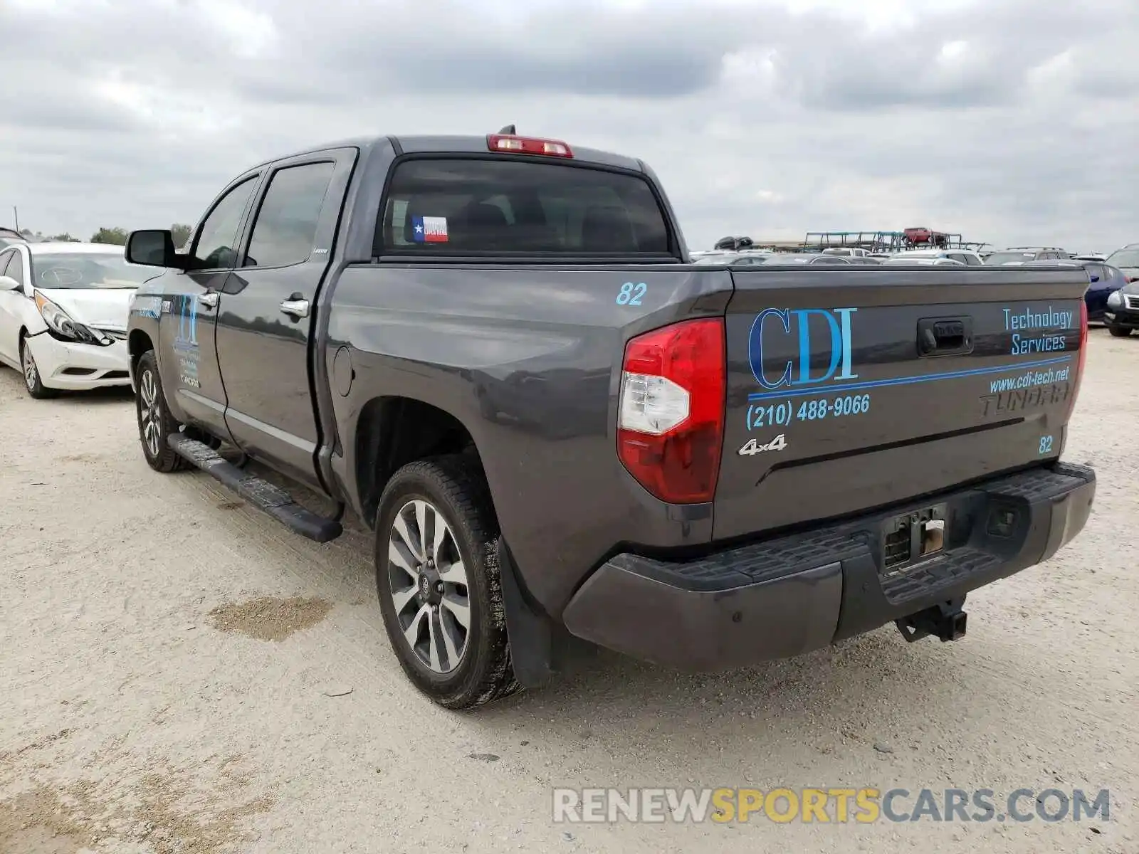 3 Photograph of a damaged car 5TFHY5F10LX872568 TOYOTA TUNDRA 2020