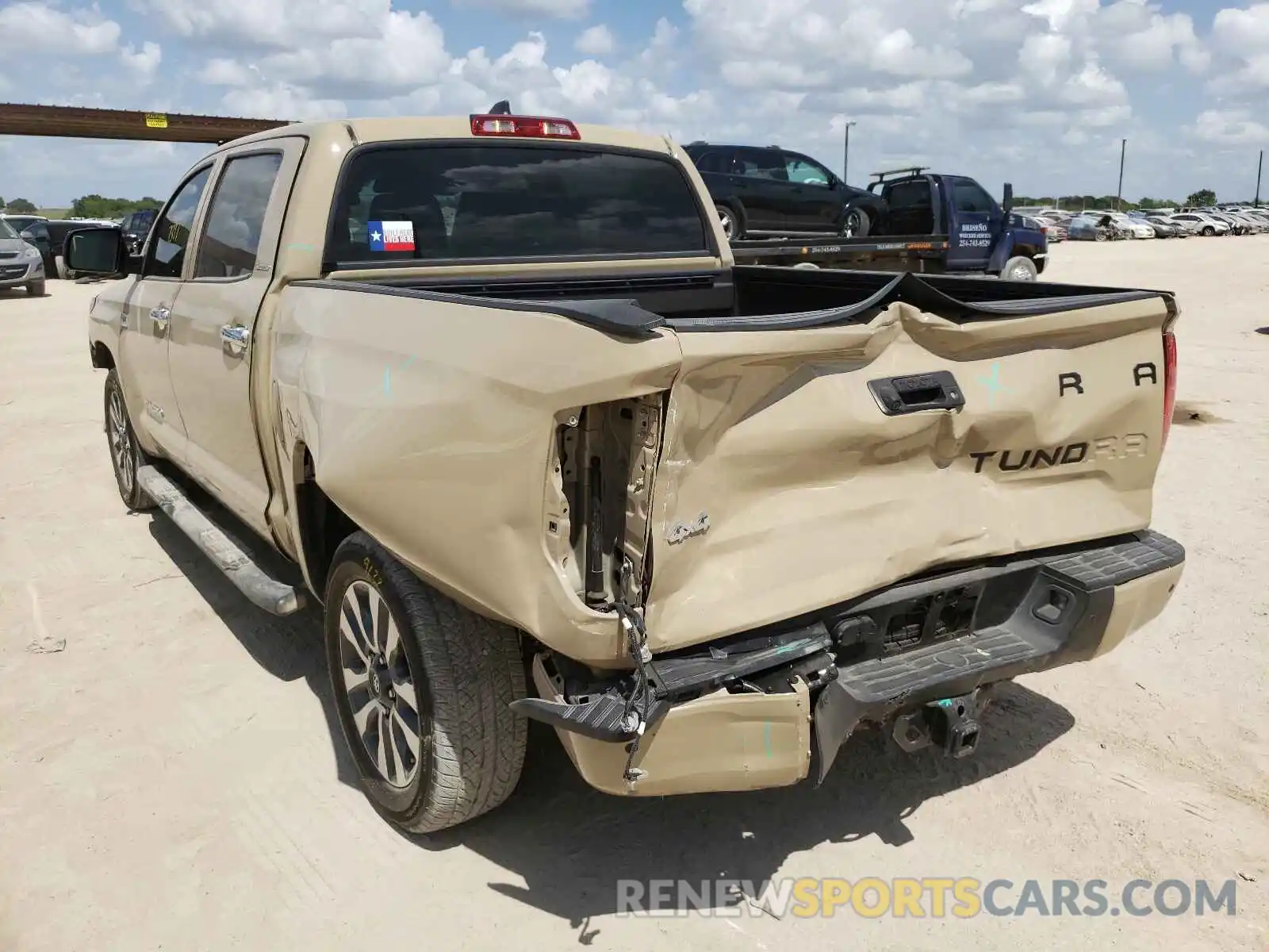 3 Photograph of a damaged car 5TFHY5F10LX922305 TOYOTA TUNDRA 2020