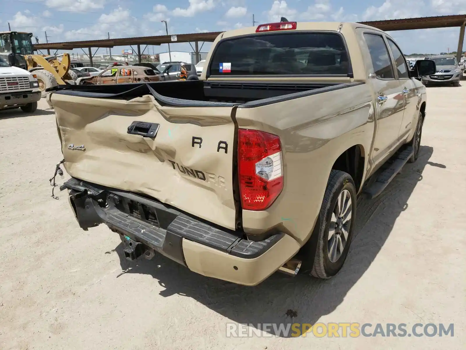 4 Photograph of a damaged car 5TFHY5F10LX922305 TOYOTA TUNDRA 2020