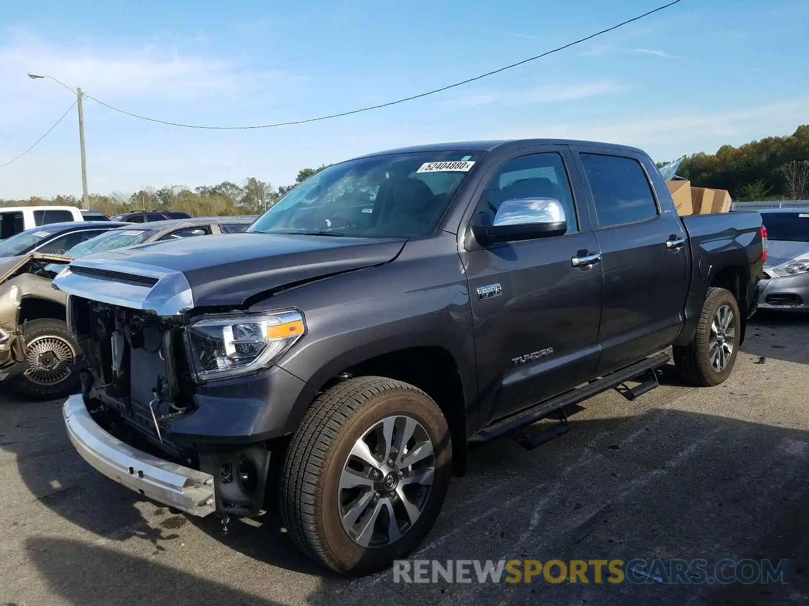 2 Photograph of a damaged car 5TFHY5F10LX934583 TOYOTA TUNDRA 2020