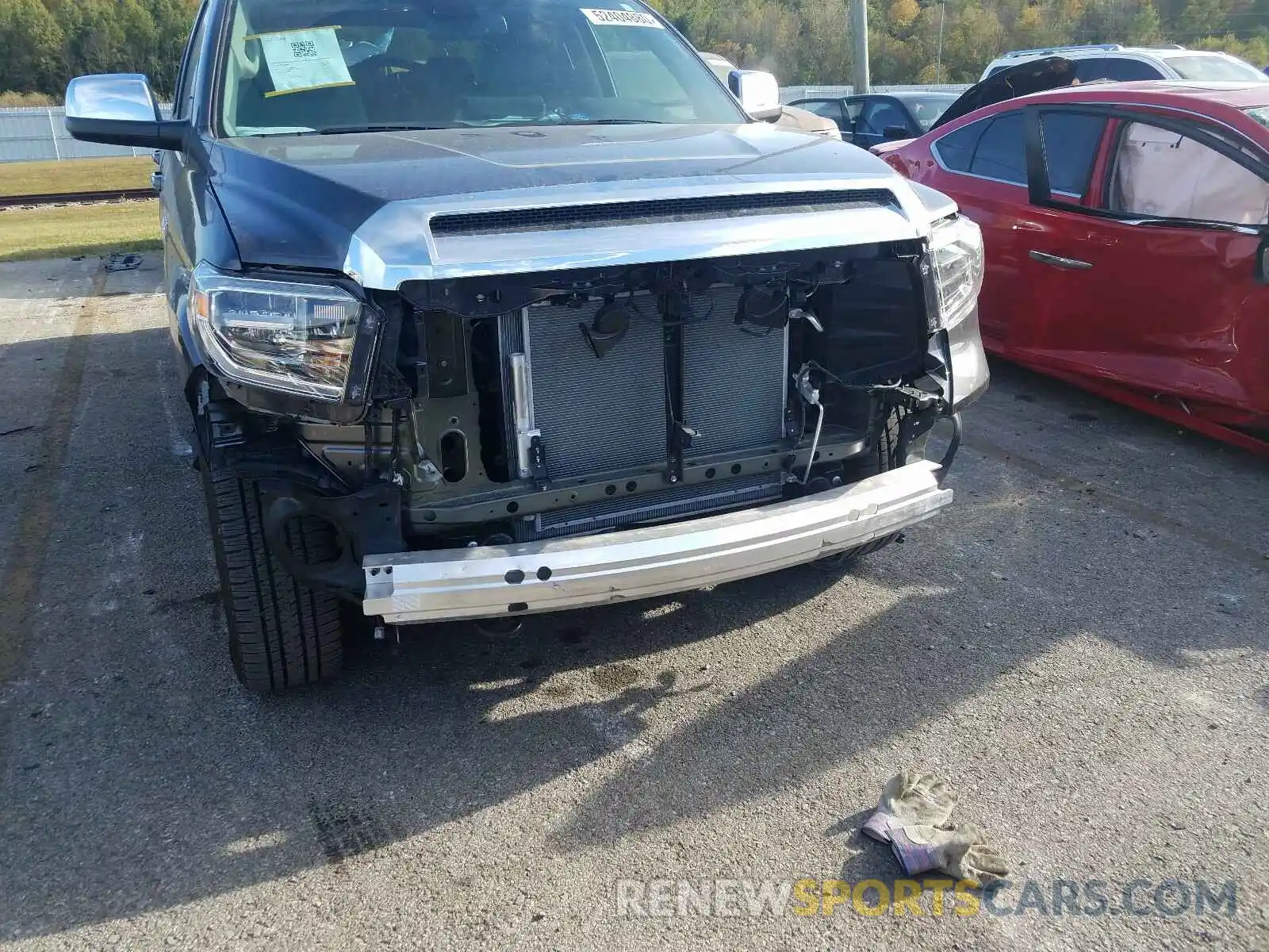 9 Photograph of a damaged car 5TFHY5F10LX934583 TOYOTA TUNDRA 2020