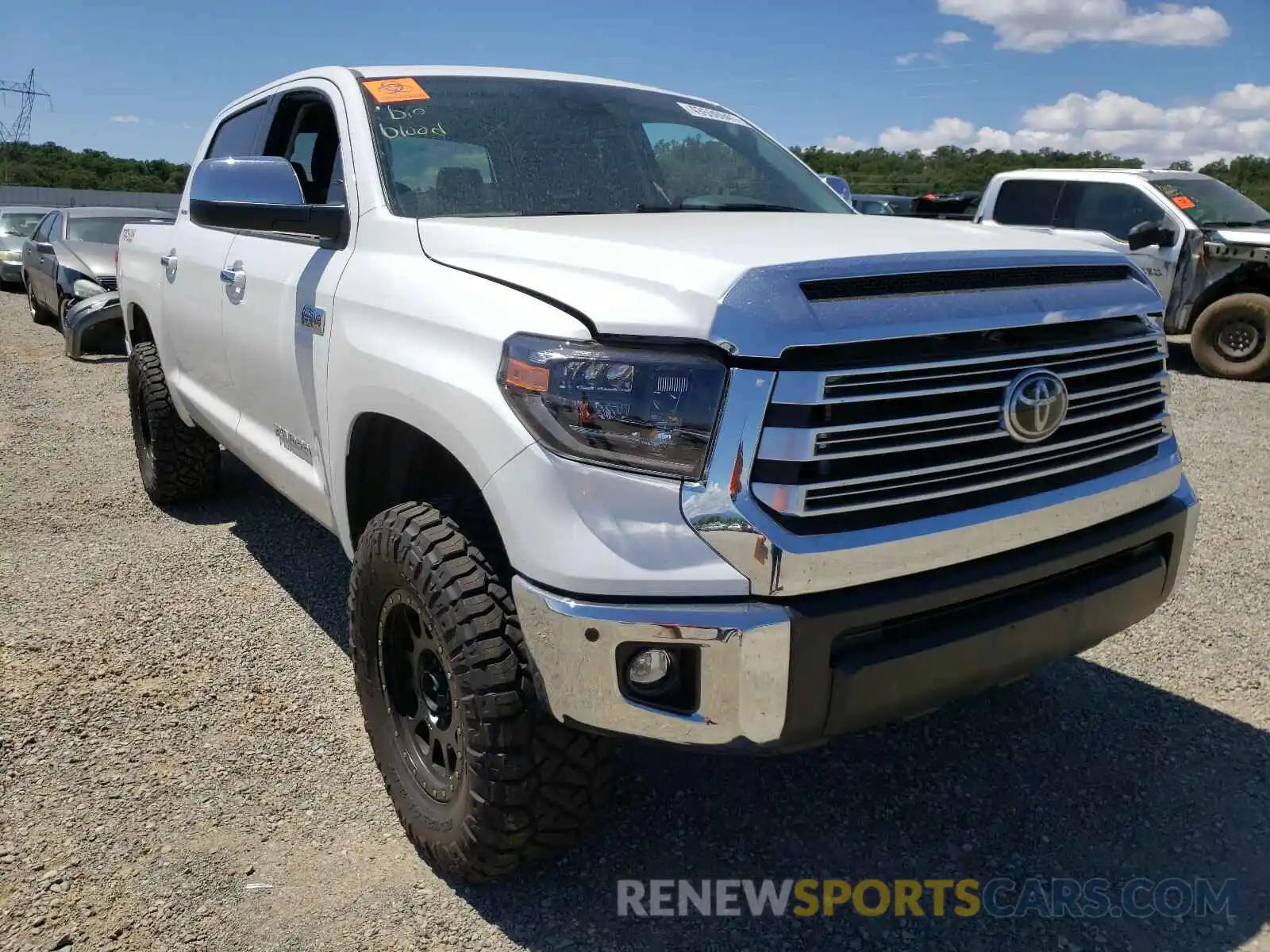 1 Photograph of a damaged car 5TFHY5F11LX897415 TOYOTA TUNDRA 2020