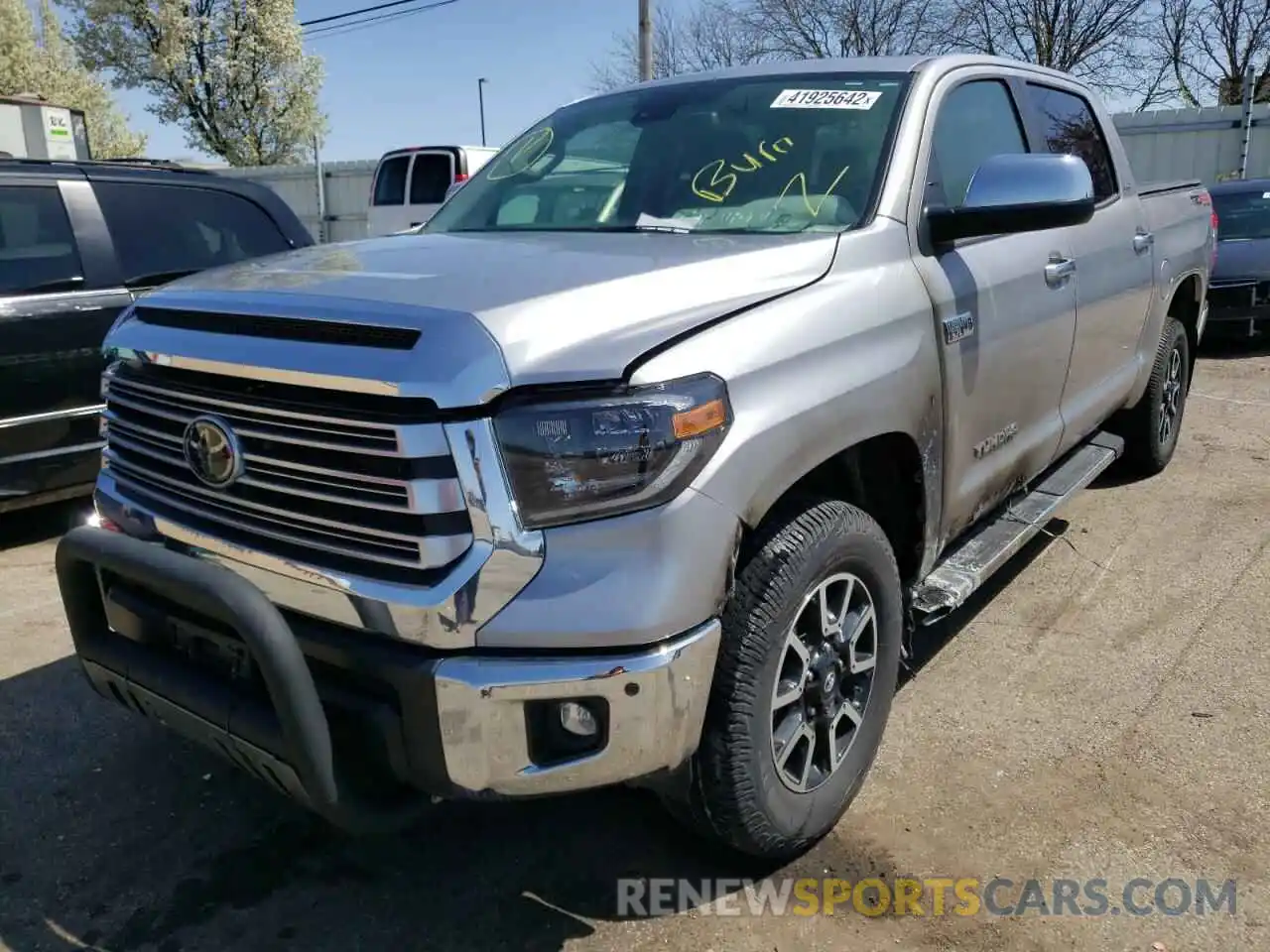 2 Photograph of a damaged car 5TFHY5F11LX901849 TOYOTA TUNDRA 2020