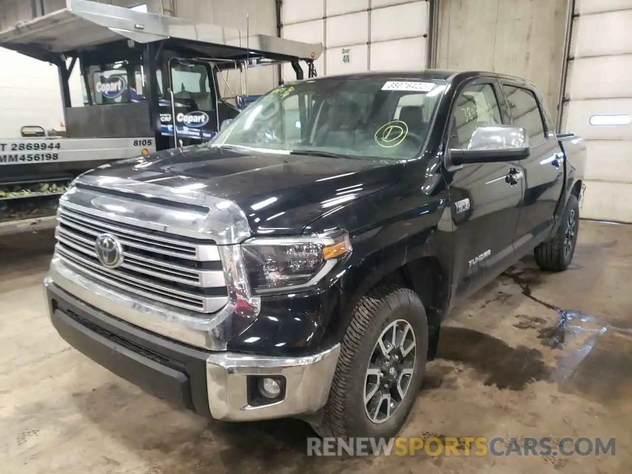 2 Photograph of a damaged car 5TFHY5F13LX894404 TOYOTA TUNDRA 2020