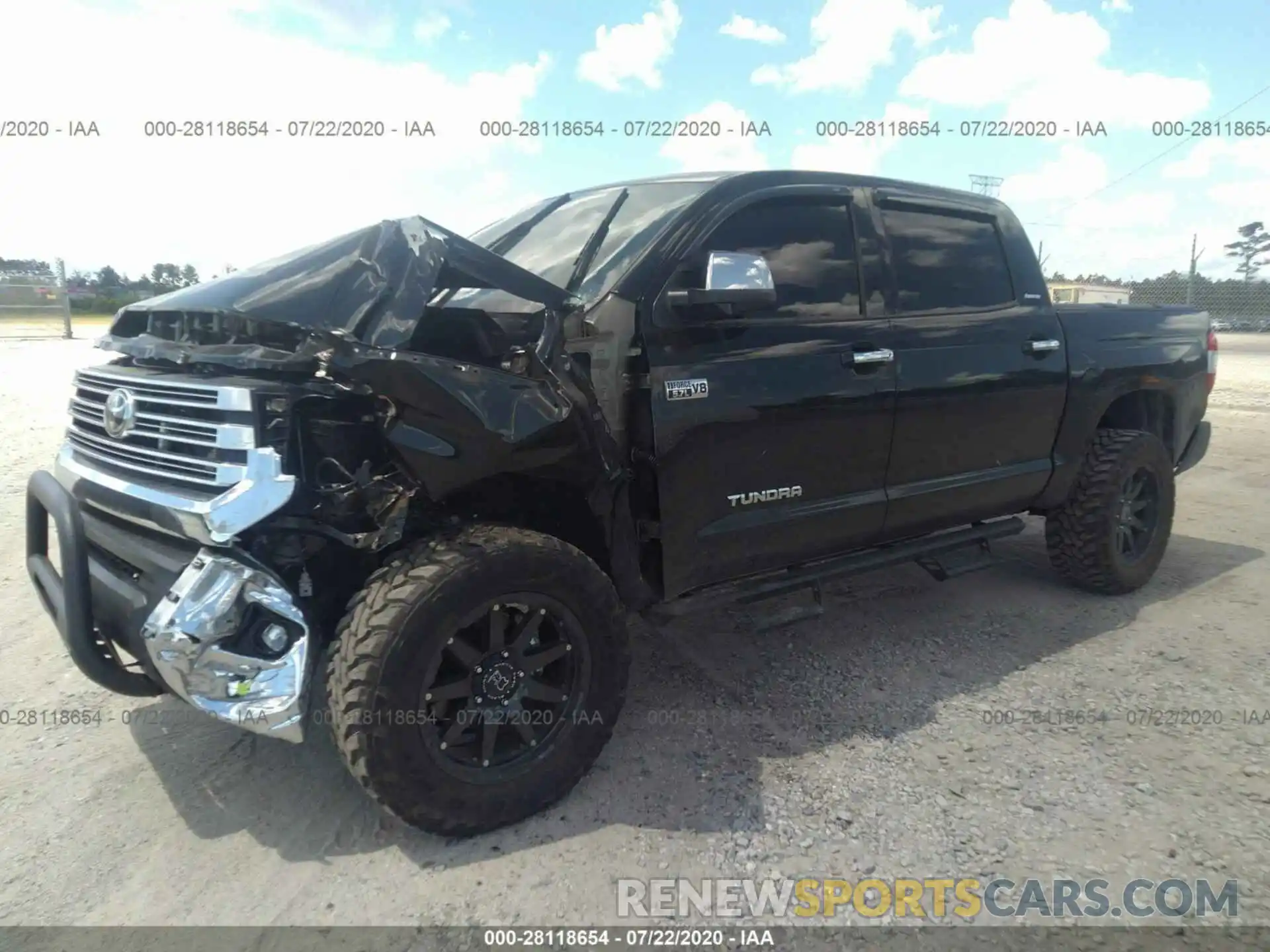 2 Photograph of a damaged car 5TFHY5F13LX906390 TOYOTA TUNDRA 2020